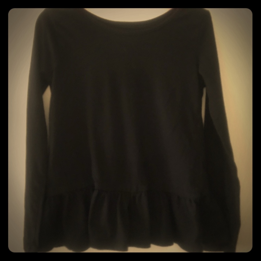 Ruffled Long Sleeved Basic